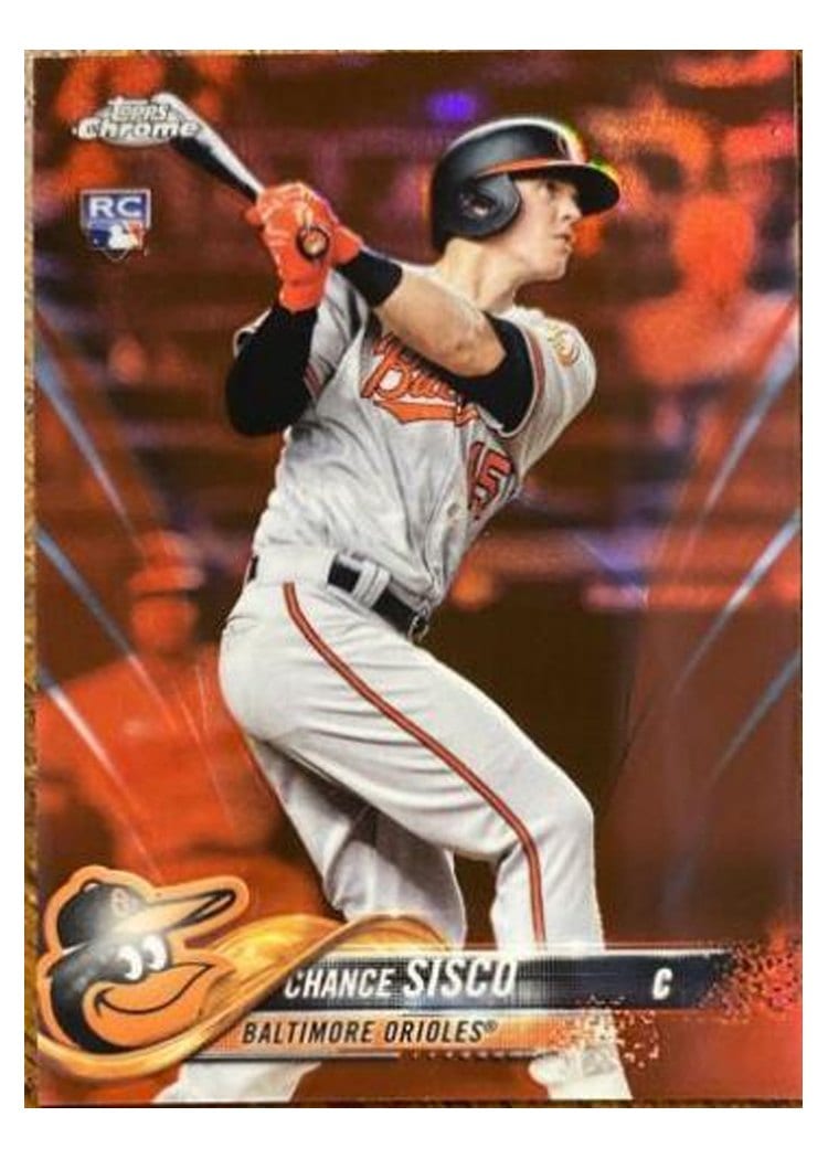 2018 Topps Chrome Base Set Chance Sisco #133 card