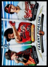 2018 Bowman Talent Pipeline Chrome Chance Sisco, Ryan Mountcastle, Alex Wells #BAL card