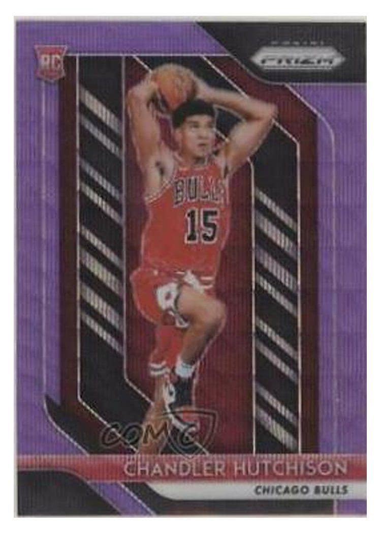 2018-19 Panini Prizm Base Set Chandler Hutchison #70 card