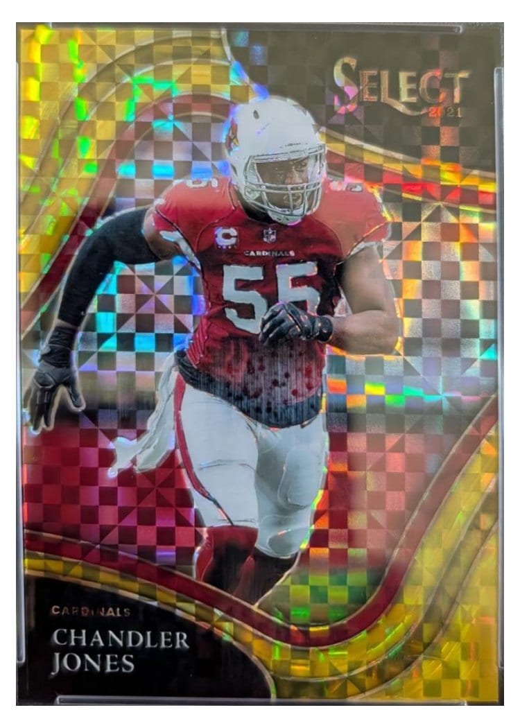2021 Panini Select Base Set Chandler Jones #303 card