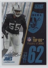 2023 Score Top 100 Chandler Jones #62 card