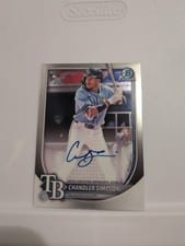 2025 Bowman Chrome Rookie Autographs Chandler Simpson #CRA-CS card