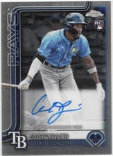 2025 Topps Chrome Rookie Autographs Chandler Simpson #RA-CSI card