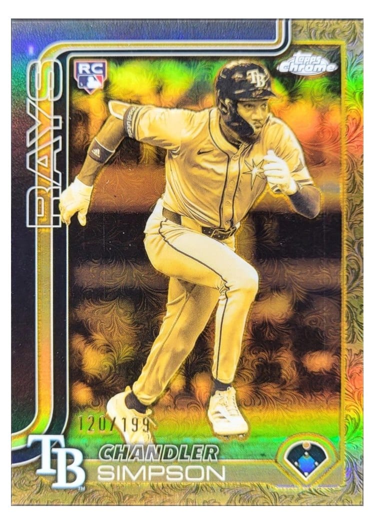 2025 Topps Gilded Collection Chrome Cast in Gold Chandler Simpson #CG-6 card