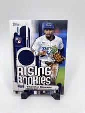 2025 Topps Update Rising Rookies Relics Chandler Simpson #RRR-CHS card