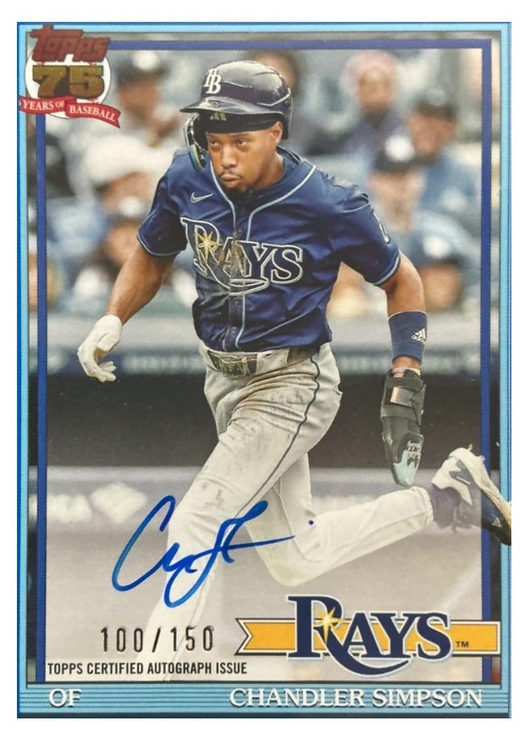 2026 Topps 1991 Topps Autographs Chandler Simpson #91A-CSI card