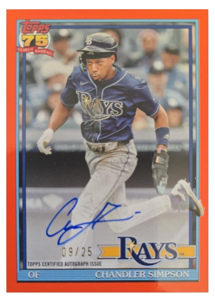 2026 Topps 1991 Topps Autographs Chandler Simpson #91A-CSI card