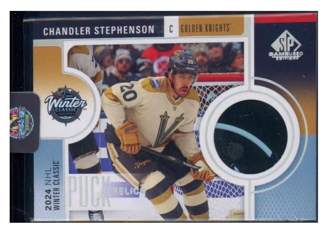 2024-25 SP Game Used 2024 Winter Classic Puck Relics Chandler Stephenson #WCP-CS card