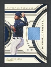 2024 Panini National Treasures Treasured Threads Charlee Soto #16 card