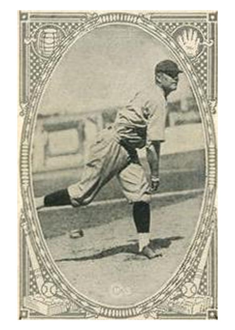 1922 E120 American Caramel Charles Babe Adams card