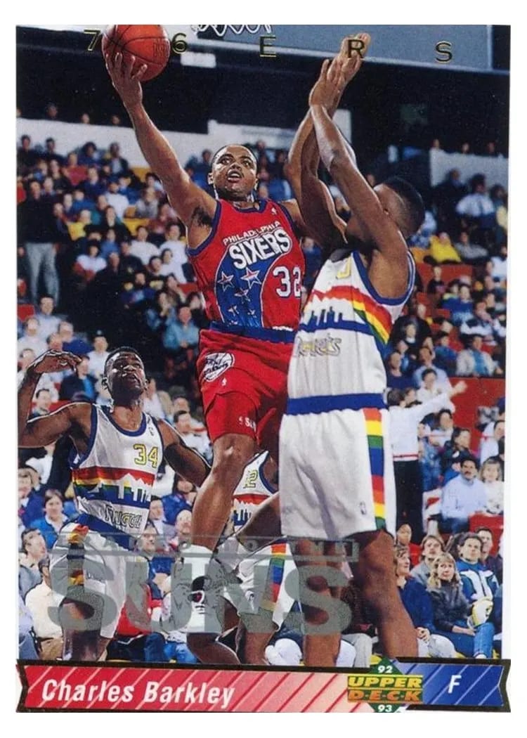1992 Upper Deck Charles Barkley #26 card