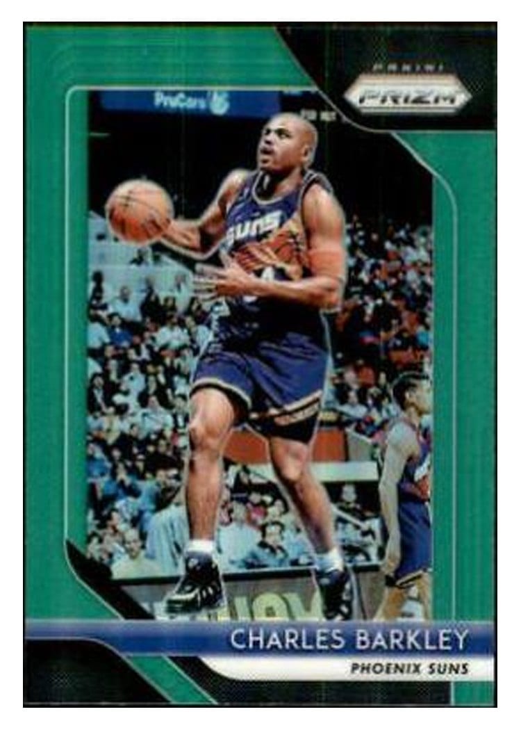 2018-19 Panini Prizm Base Set Charles Barkley Green Prizm #5 card