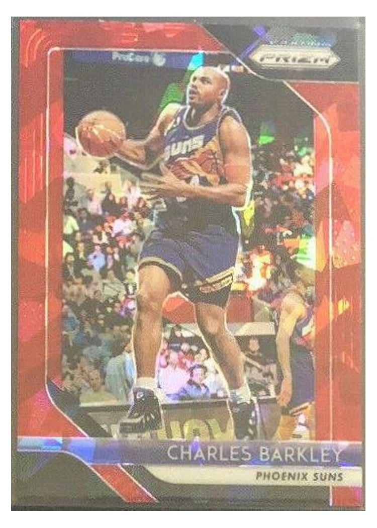 2018-19 Panini Prizm Base Set Charles Barkley Red Ice Prizm #5 card