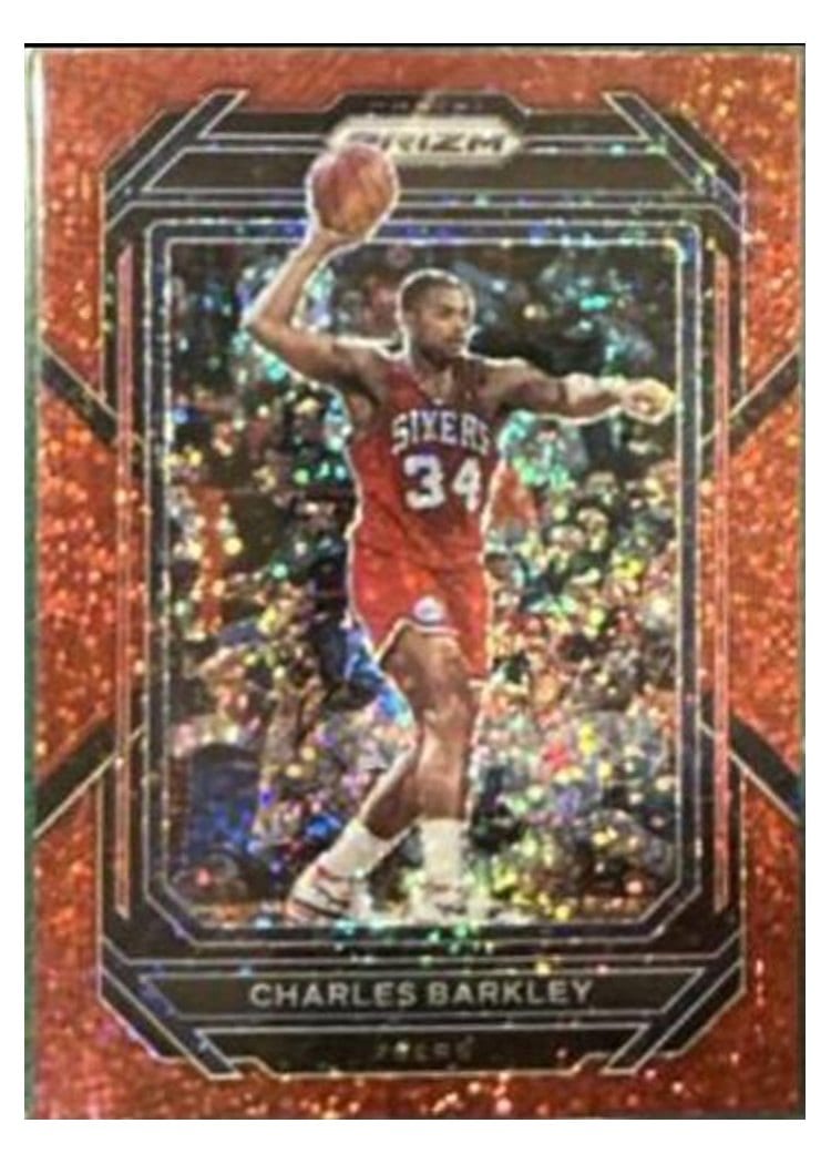 2022-23 Panini Prizm Base Set Charles Barkley #300 card