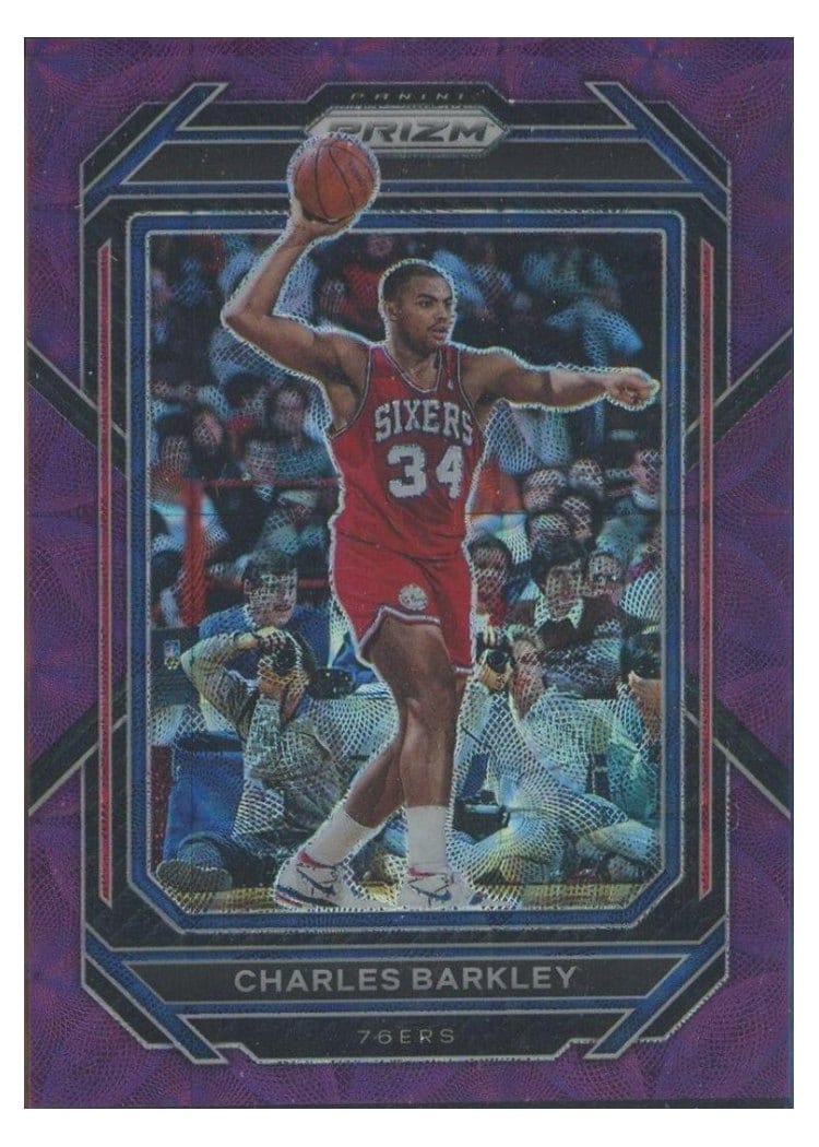 2022-23 Panini Prizm Base Set Charles Barkley #300 card