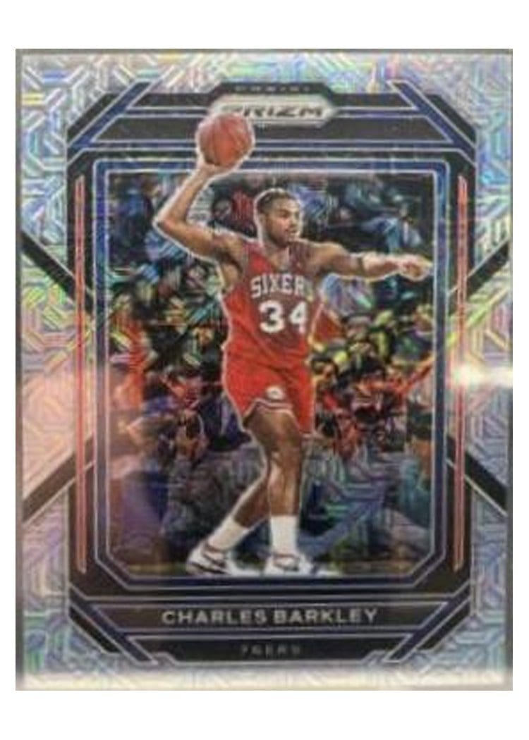 2022-23 Panini Prizm Base Set Charles Barkley Mojo Prizm #300 card