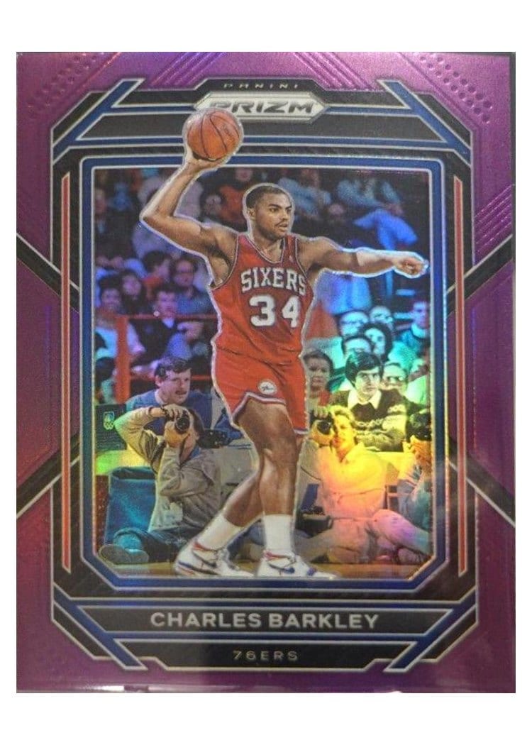 2022-23 Panini Prizm Base Set Charles Barkley #300 card