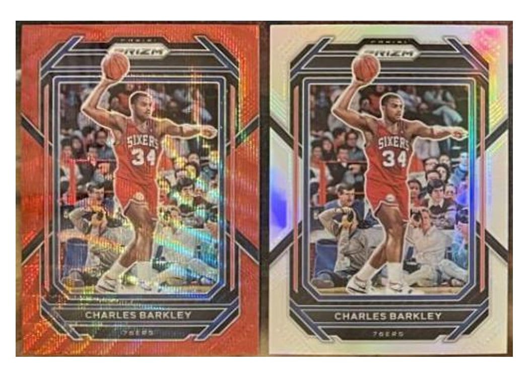 2022-23 Panini Prizm Base Set Charles Barkley #300 card