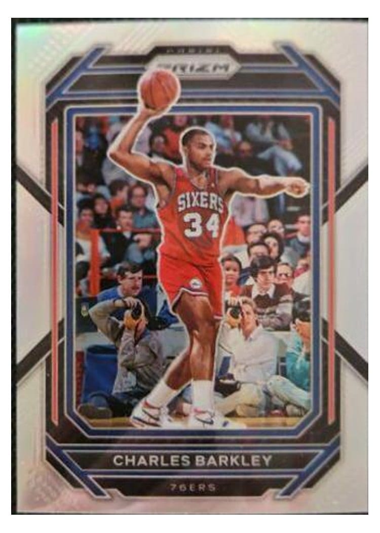 2022-23 Panini Prizm Base Set Charles Barkley #300 card