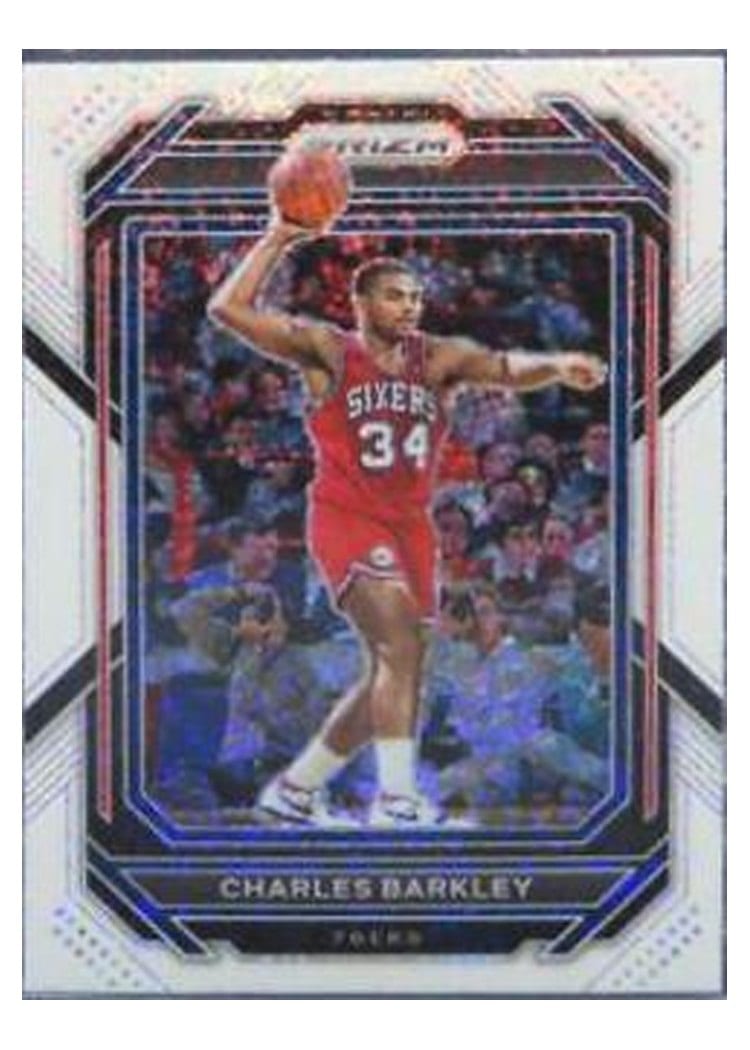 2022-23 Panini Prizm Base Set Charles Barkley #300 card
