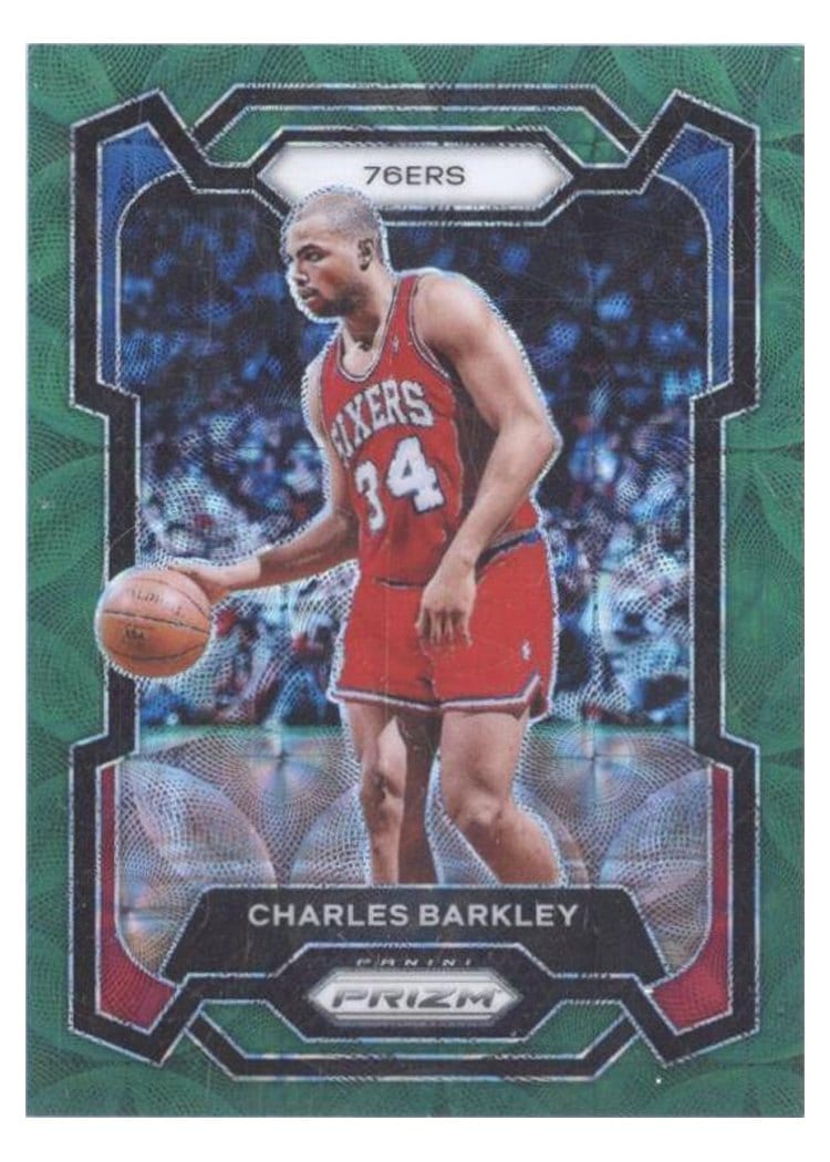 2023-24 Panini Prizm Base Set Charles Barkley #180 card