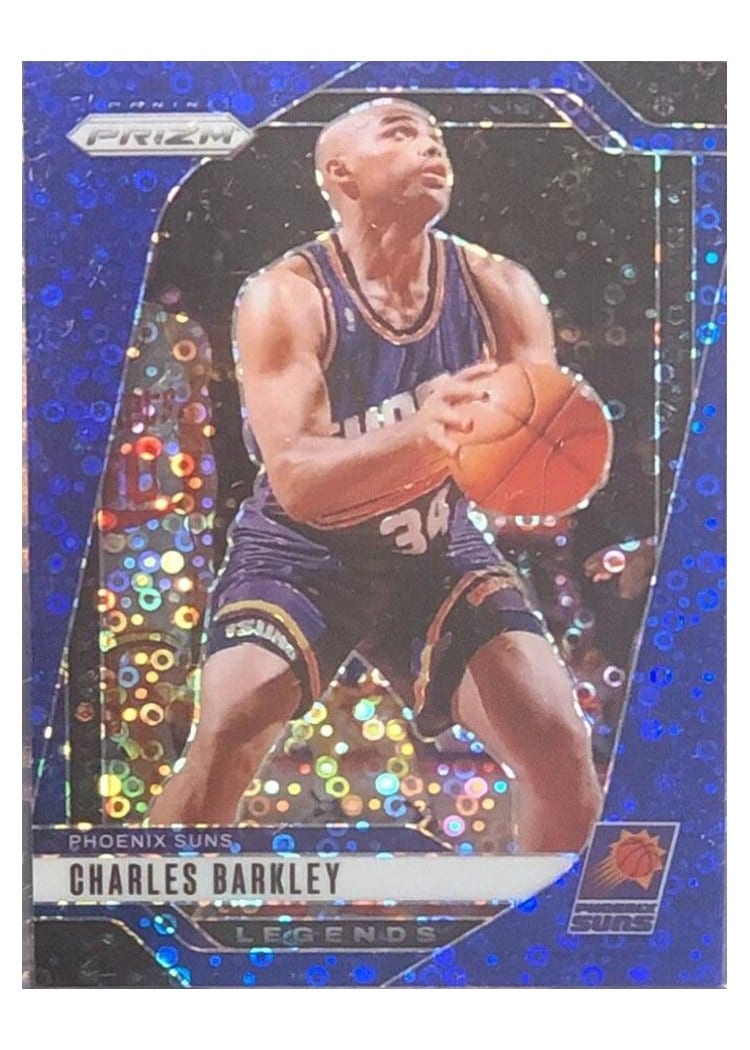 2024-25 Panini Prizm Base Set Charles Barkley Fast Break Blue #280 card