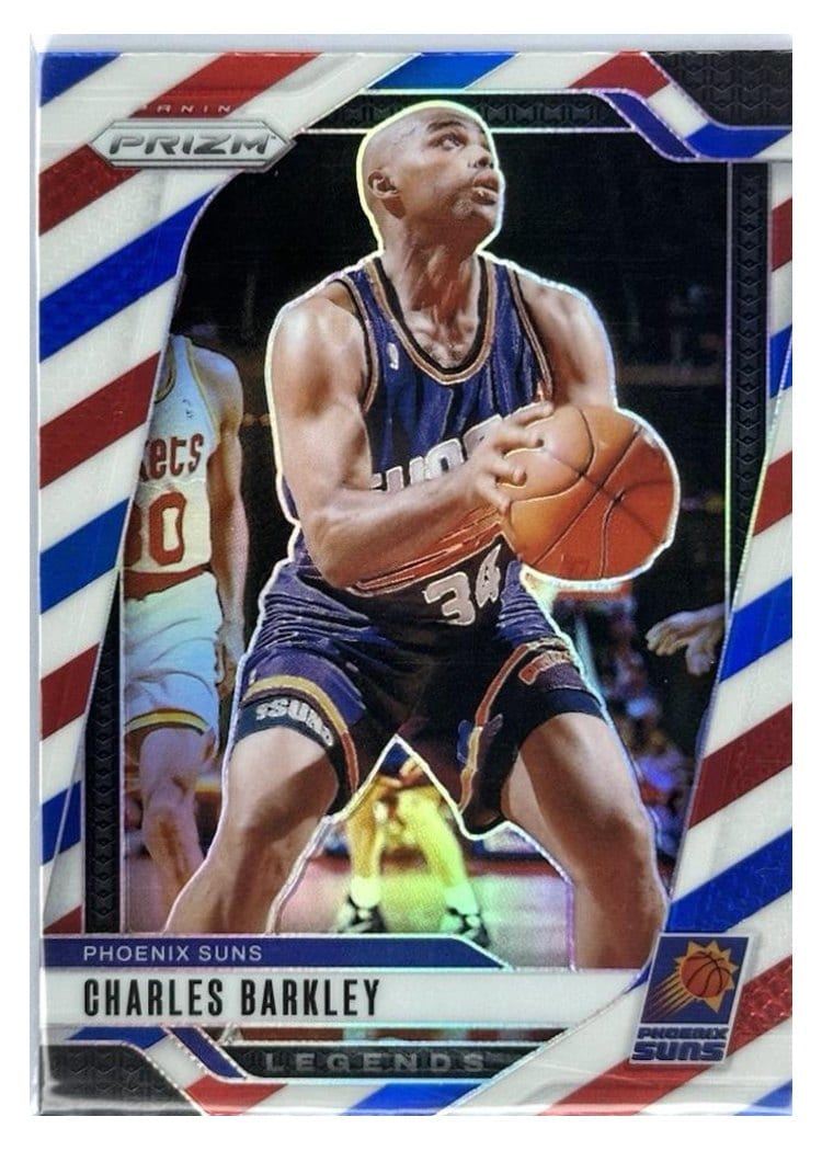 2024-25 Panini Prizm Base Set Charles Barkley Red White Blue #280 card