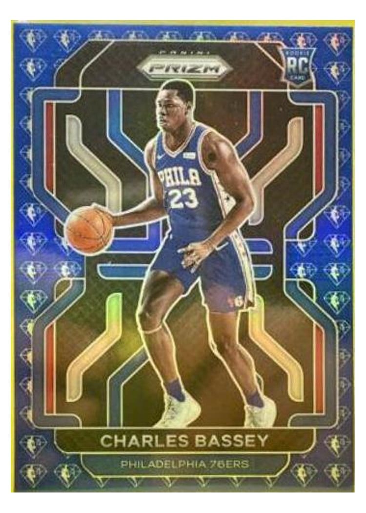 2021-22 Panini Prizm Base Set Charles Bassey #304 card