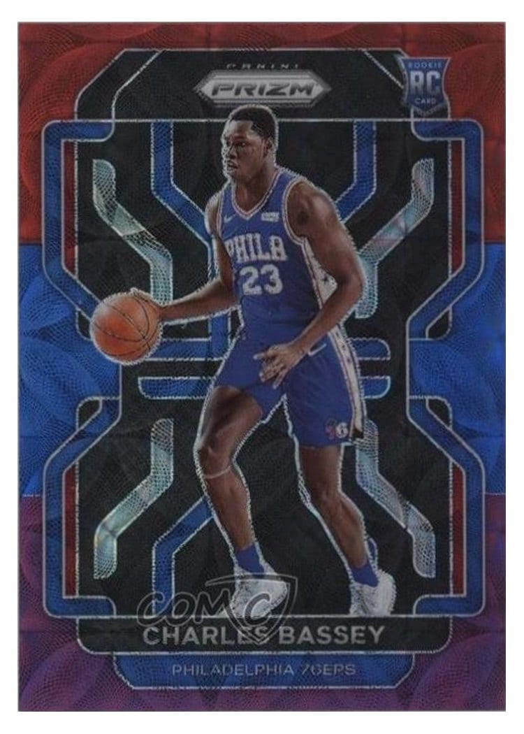 2021-22 Panini Prizm Base Set Charles Bassey #304 card