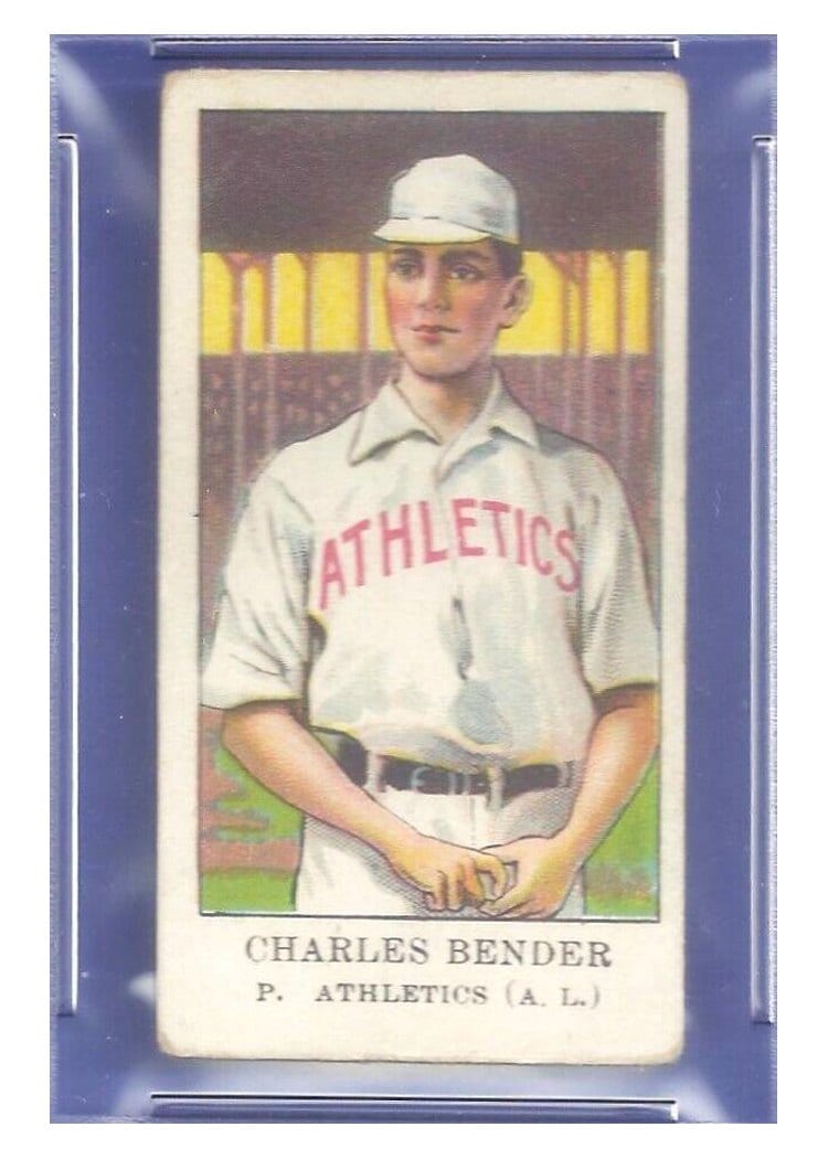 1909 E91 American Caramel Set B Charles Bender card
