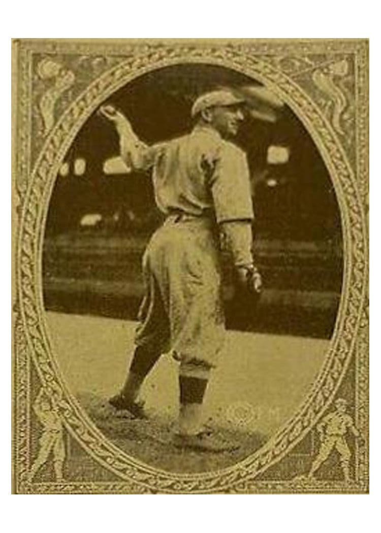 1922 E120 American Caramel Charles Chick Shorten card