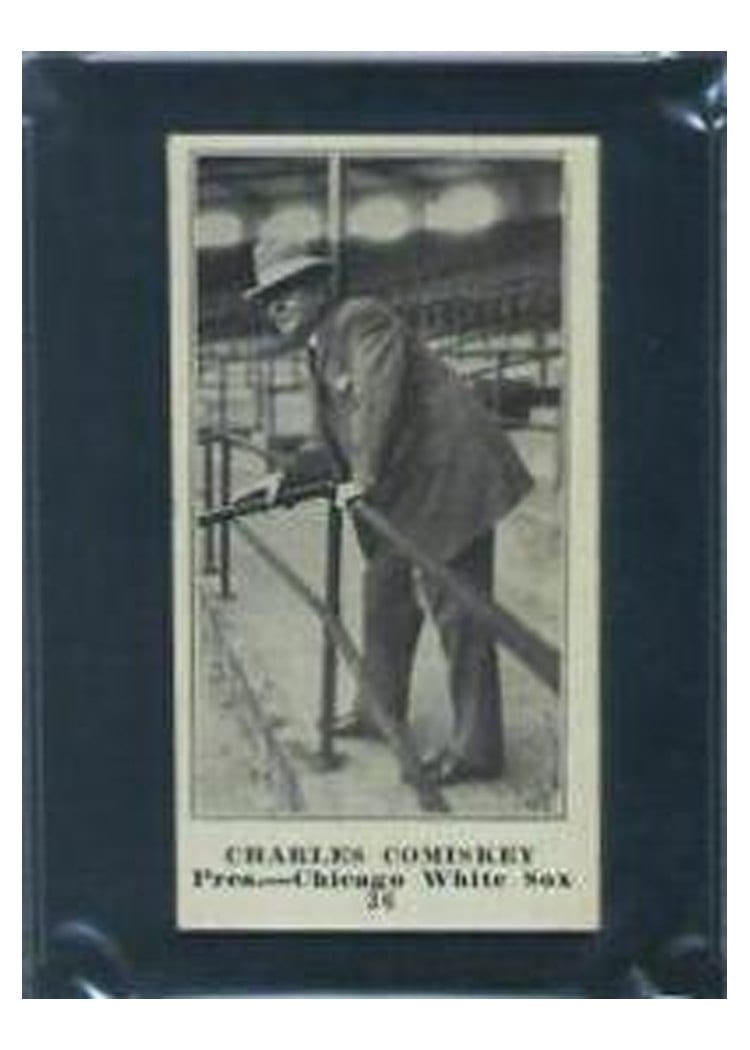 1916 M101 4 Sporting News Charles Comiskey #36 card