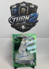 2025 Bowman Draft Sapphire Sapphire Chrome Prospect Autographs Charles Davalan #CPA-CD card