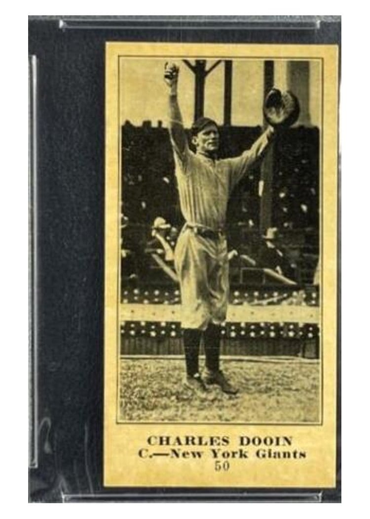 1916 Famous & Barr Co Charles Dooin #50 card
