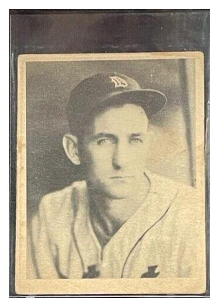 1939 Play Ball Charles Gehringer Sample #50 card