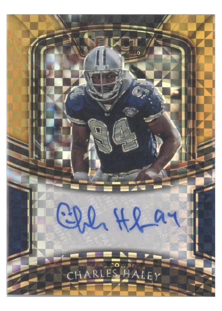 2020 Panini Select Signatures Charles Haley #SI-CHA card