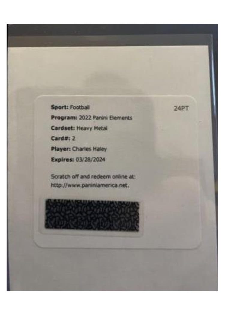 2022 Panini Elements Heavy Metal Charles Haley #HM-CH card