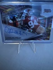 2024 Panini Spectra Champion Signatures Charles Haley #CS-CHY card