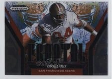 2025 Panini Prizm Black Fractal Charles Haley #2 card