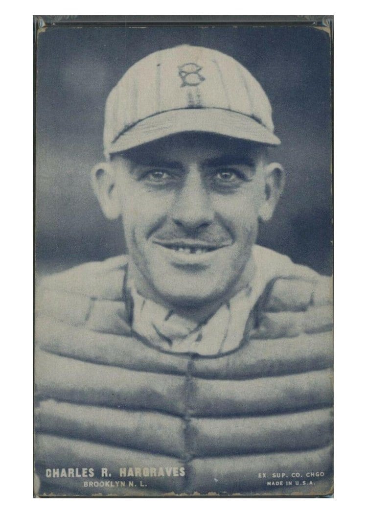 1928 Exhibits Charles Hargraves card
