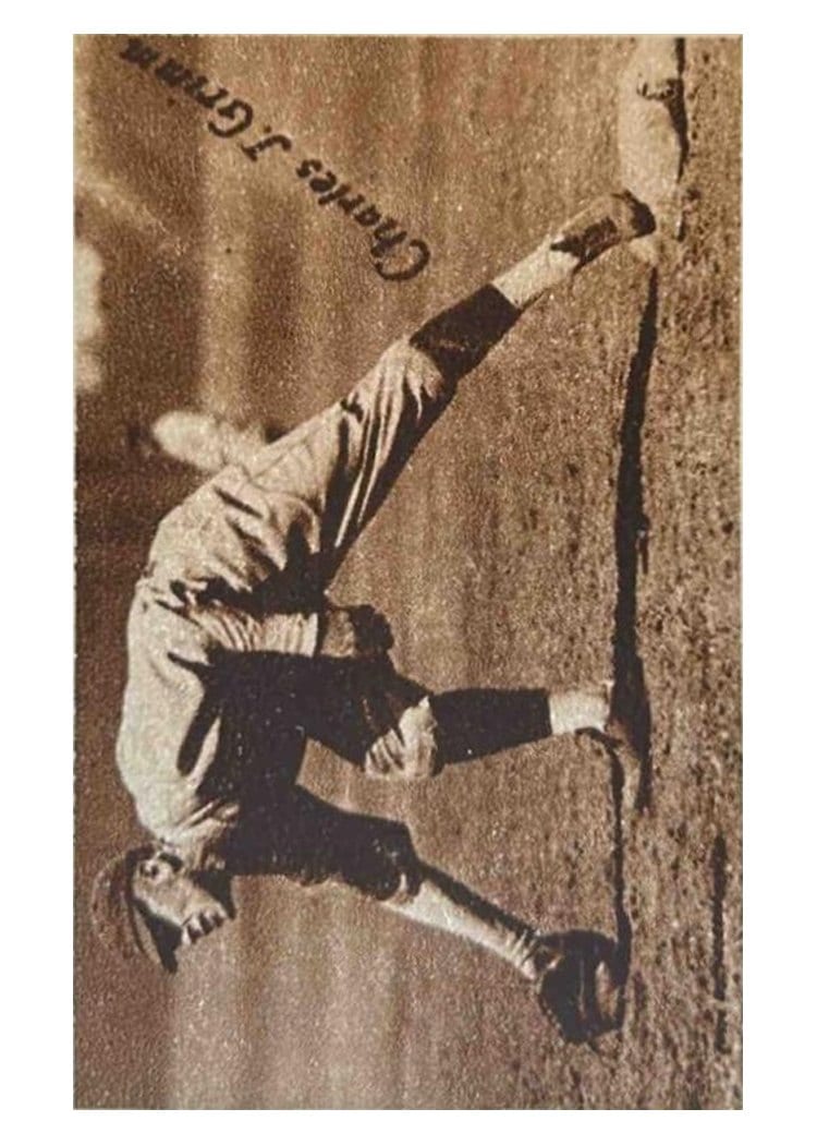1923 Willard Chocolate Charles J. Grimm card