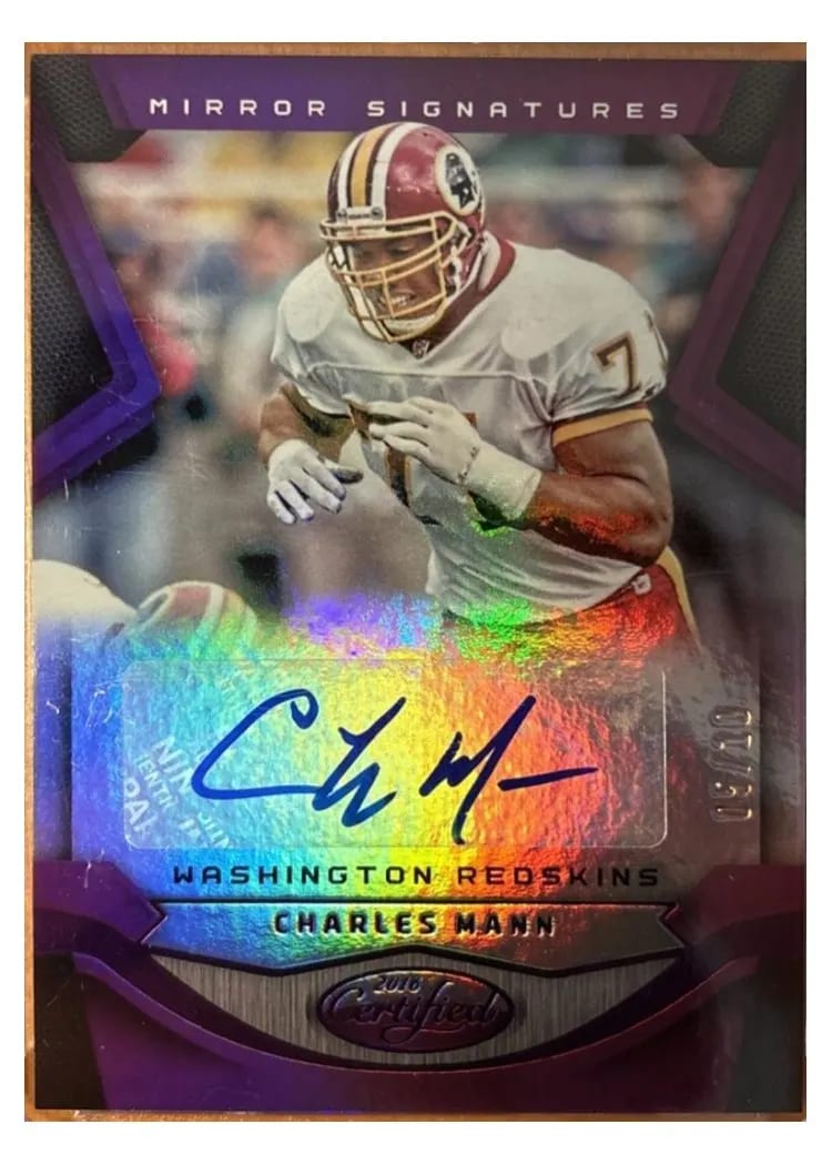 2016 Panini Certified Mirror Signatures Charles Mann #M-CMN card