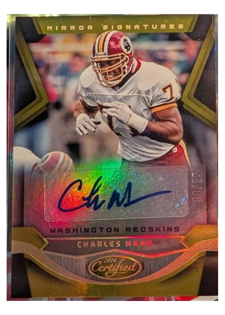 2016 Panini Certified Mirror Signatures Charles Mann #M-CMN card