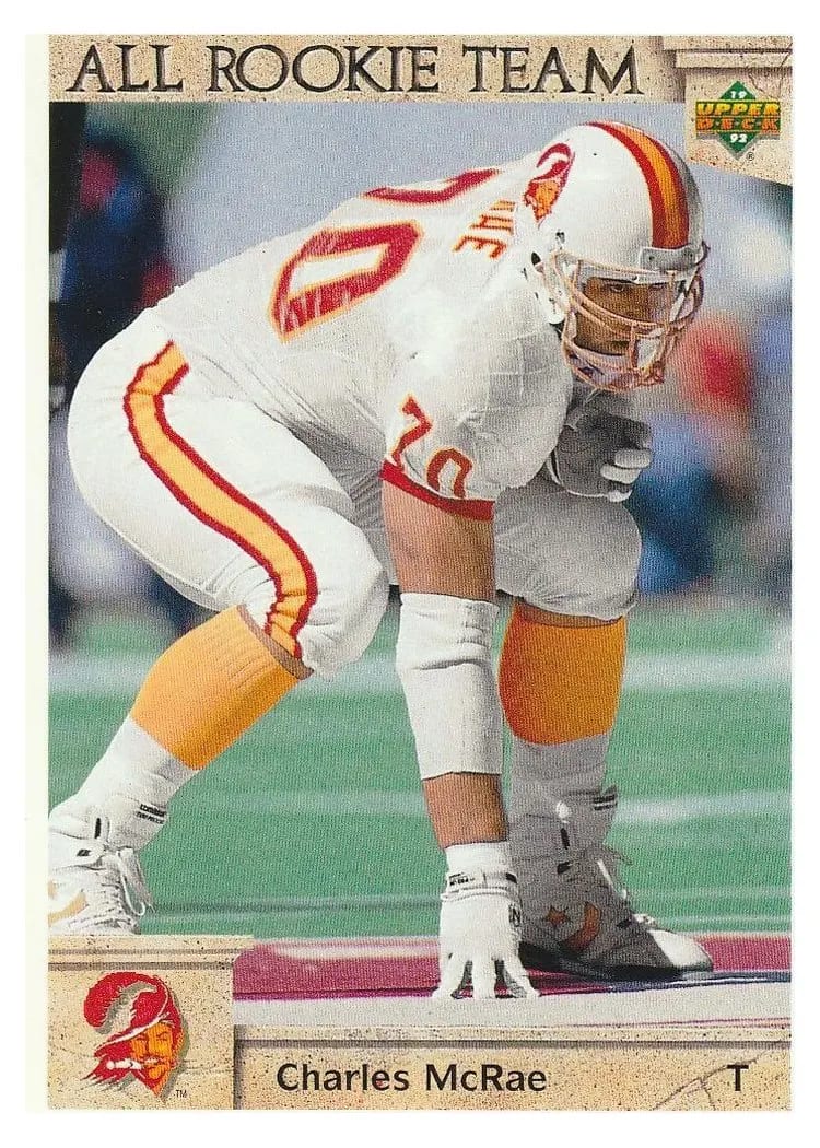 1992 Upper Deck Charles McRae #41 card