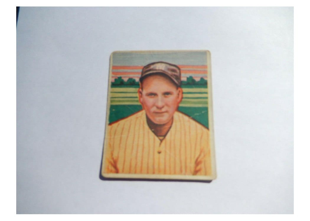 1933 George C. Miller Charles Ruffing card