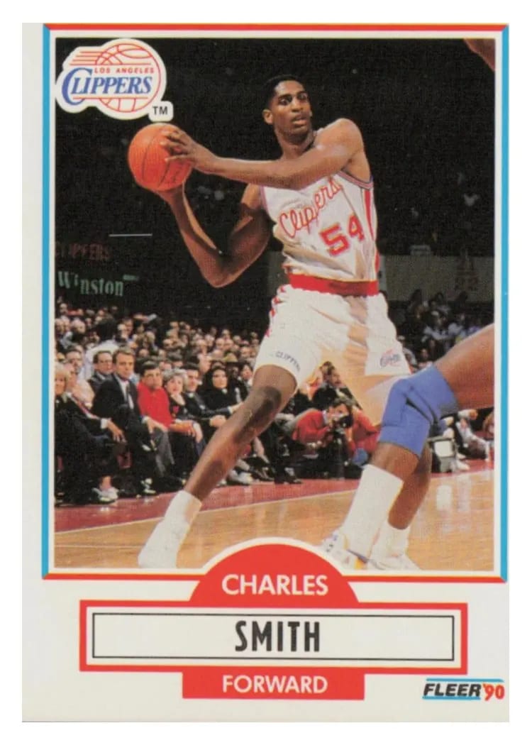 1990 Fleer Charles Smith #89 card