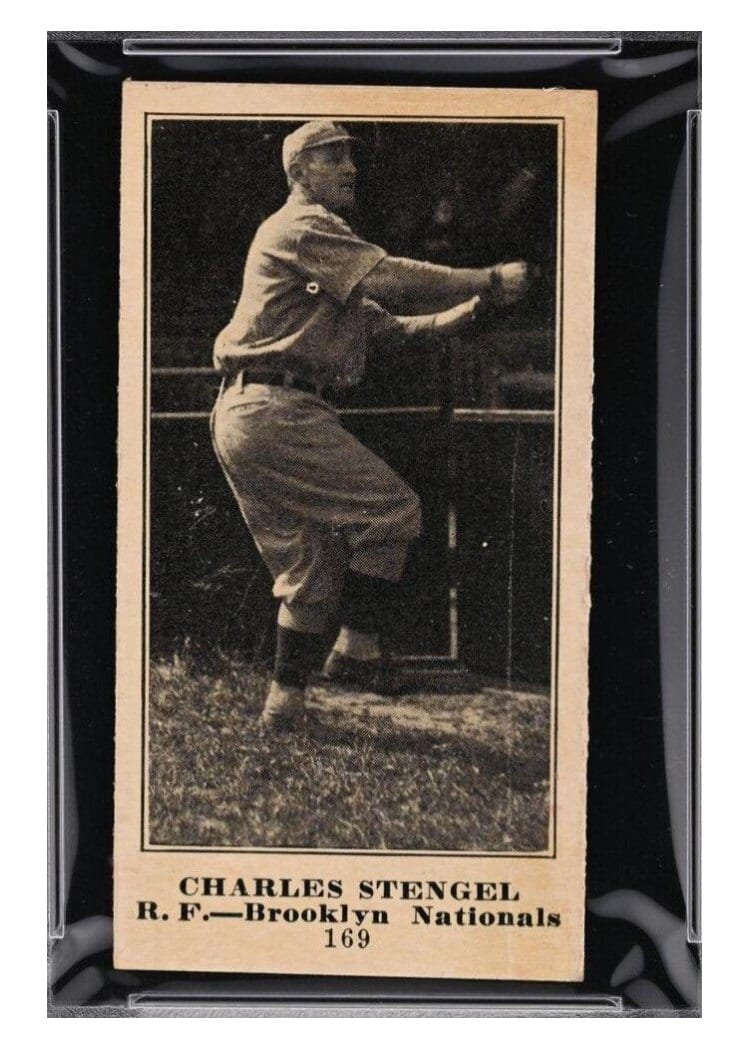 1916 M101 4 Sporting News Charles Stengel #169 card