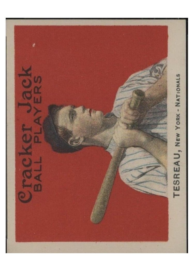 1915 Cracker Jack Charles Tesreau #44 card