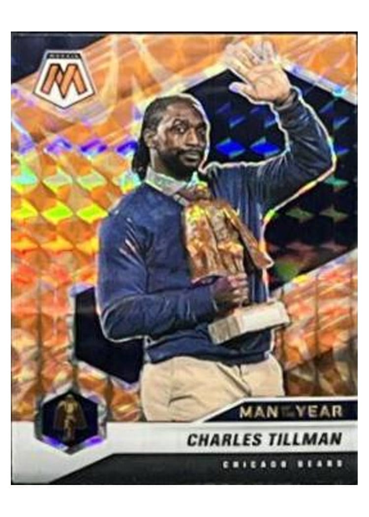 2021 Panini Mosaic Base Set Charles Tillman Reactive Orange Mosaic #276 card