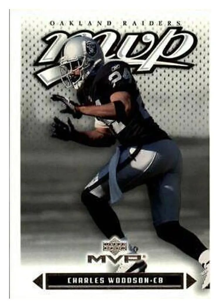 2003 Upper Deck MVP Charles Woodson #21 card